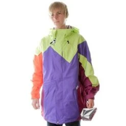 Volcom Falling Down Strobe Blue Jacket