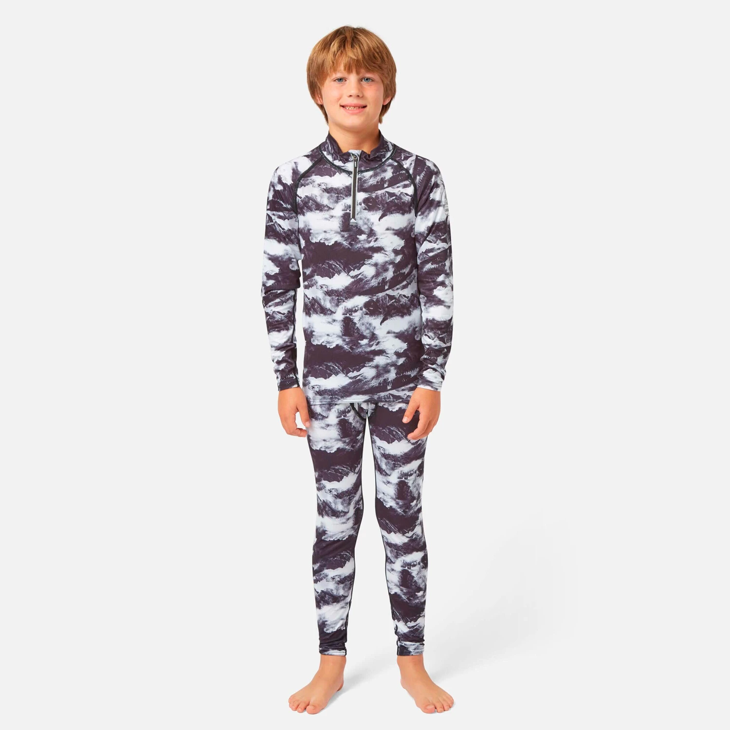 Bodyfit Limited Edition Zip Neck Forest Geo Camo - Image 6