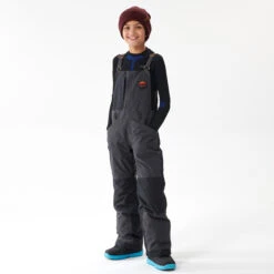 Kids’ Durable Snowboard Salopettes - Bib 500 Boy