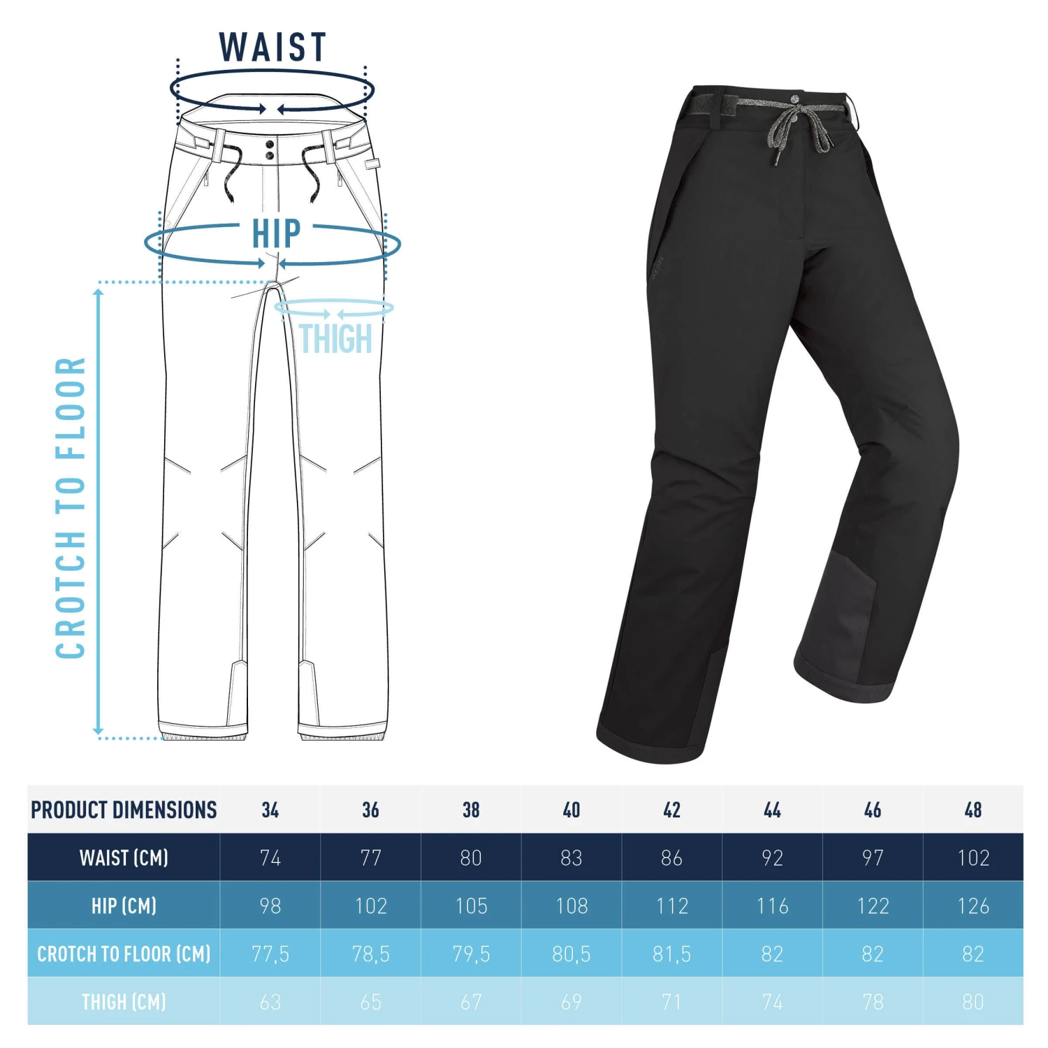 Women's Snowboard Trousers - Image 5