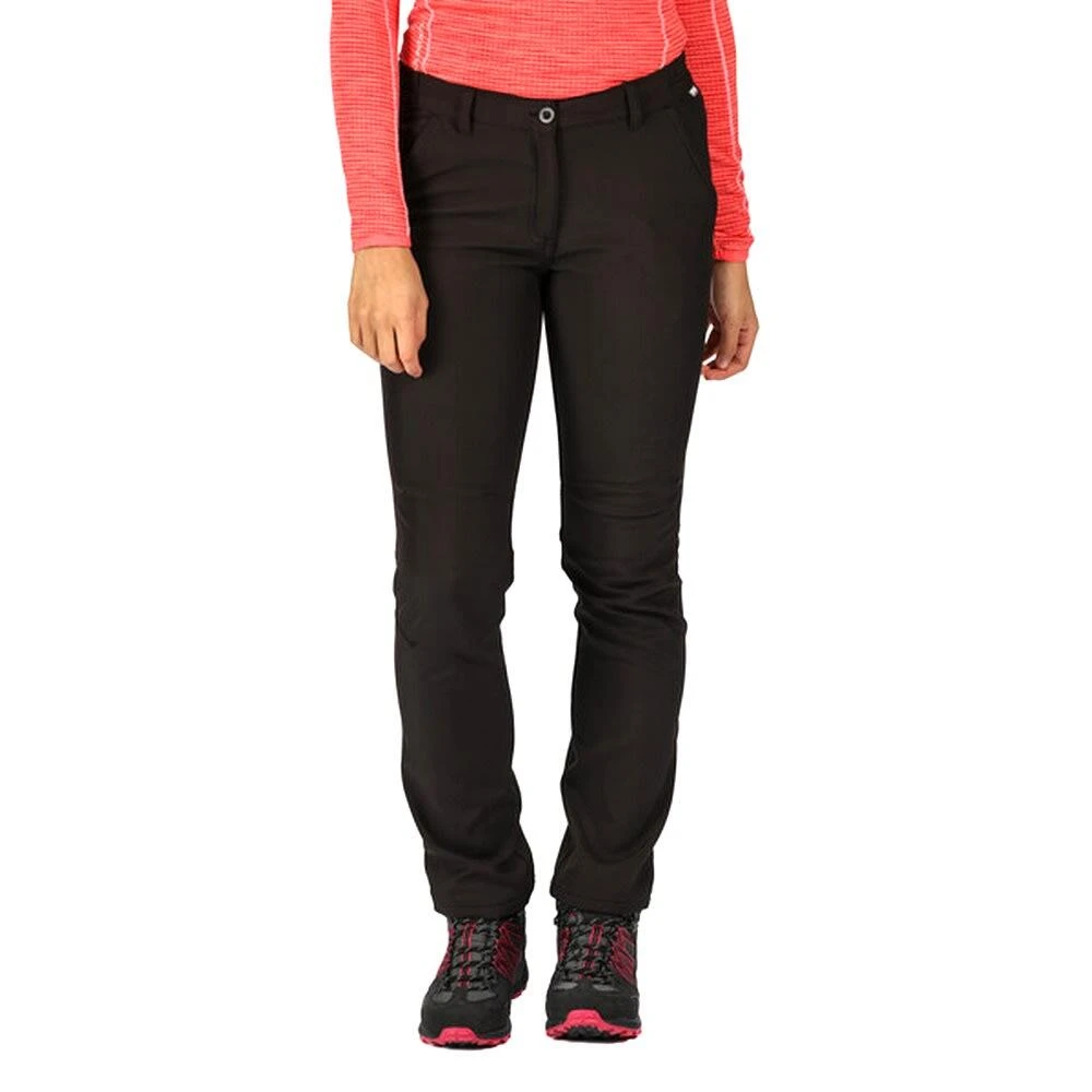 Regatta Great Outdoors Womens/Ladies Fenton Softshell Walking Trousers (Black) - Image 4
