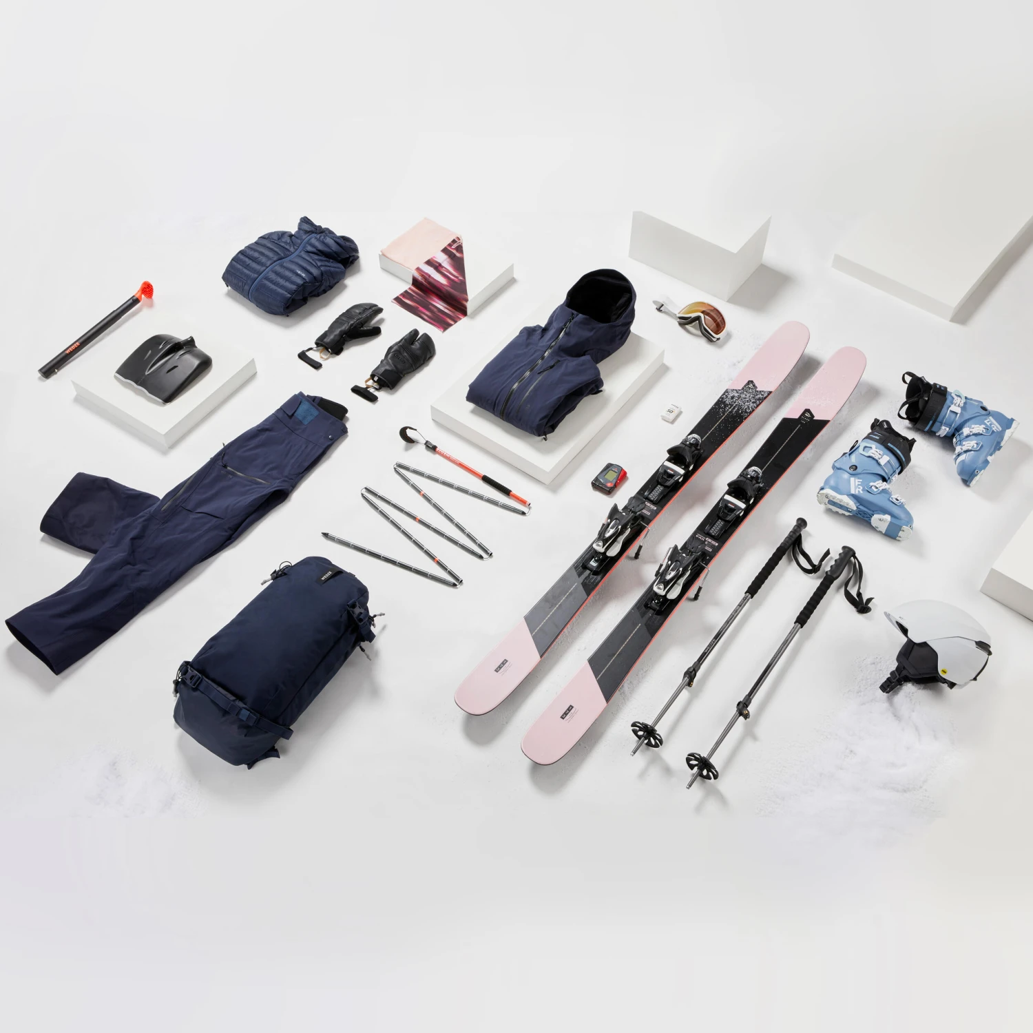 WEDZE WOMEN'S SKI FINE AND WARM DOWN JACKET - FR900 - Image 2