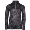 Cozy Limited Edition Zip Neck Black Zebra