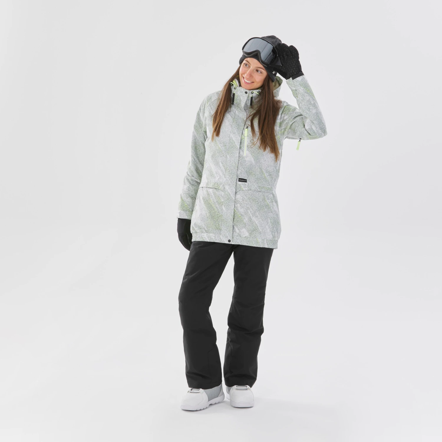 Women Snowboard And Ski Jacket SNB JKT 100 - Image 2