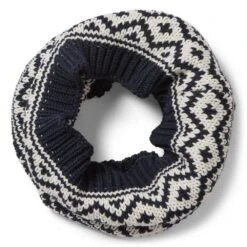 Craghoppers Fairisle Snood (Blue Navy/Calicio Cream)