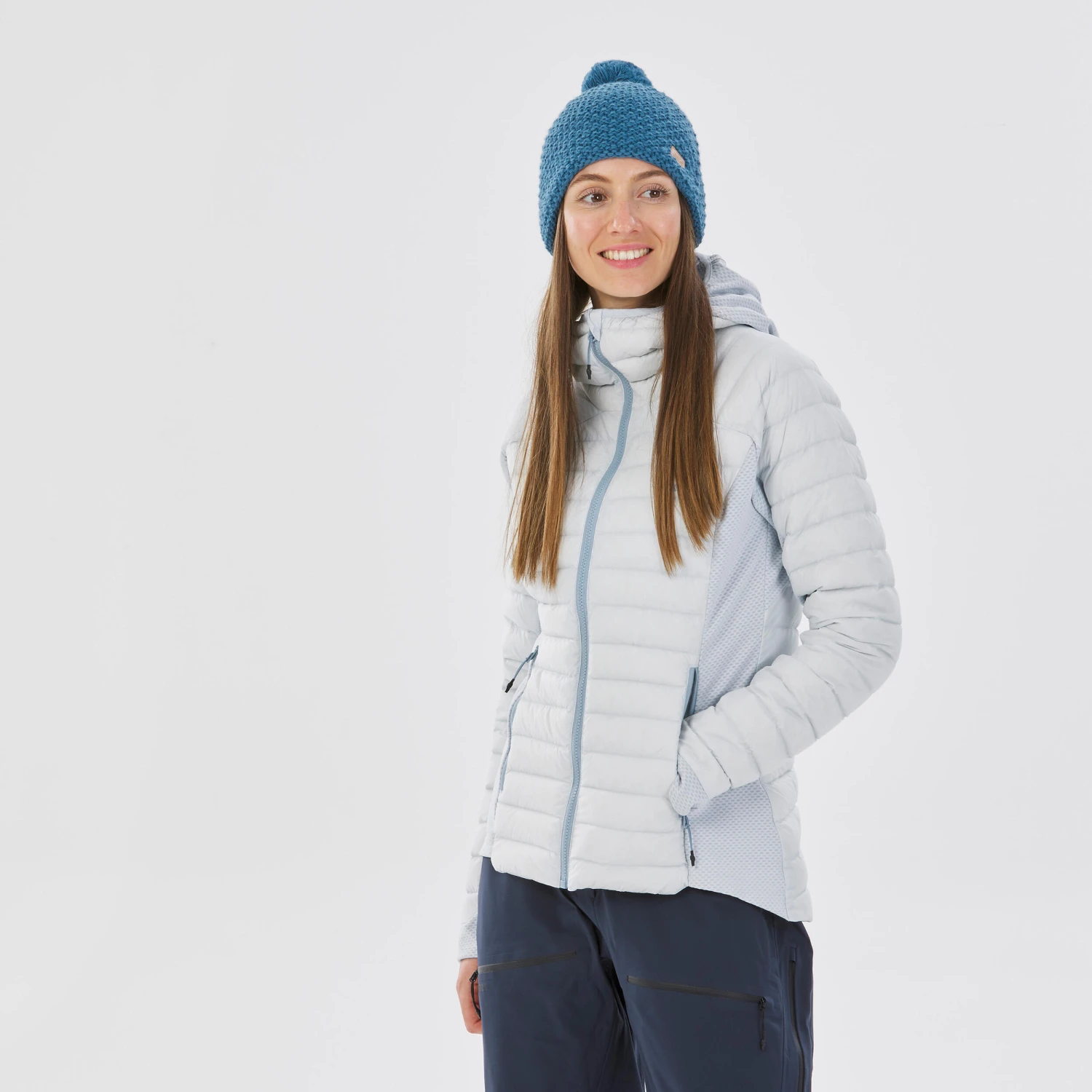 WEDZE WOMEN'S SKI FINE AND WARM DOWN JACKET - FR900 - Image 16