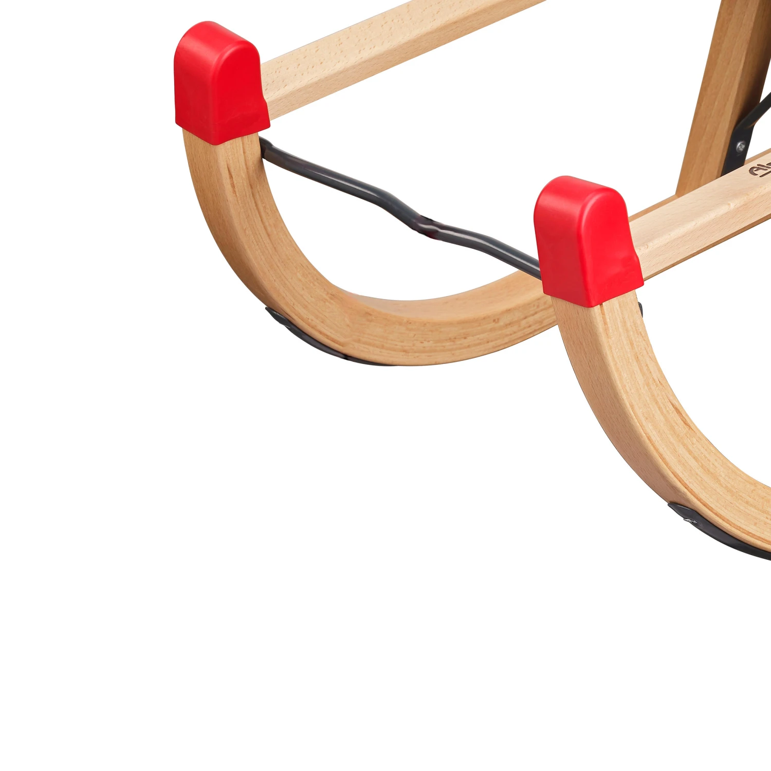 No Brand Traditional Wooden Sledge Davos 120 Cm - Image 6