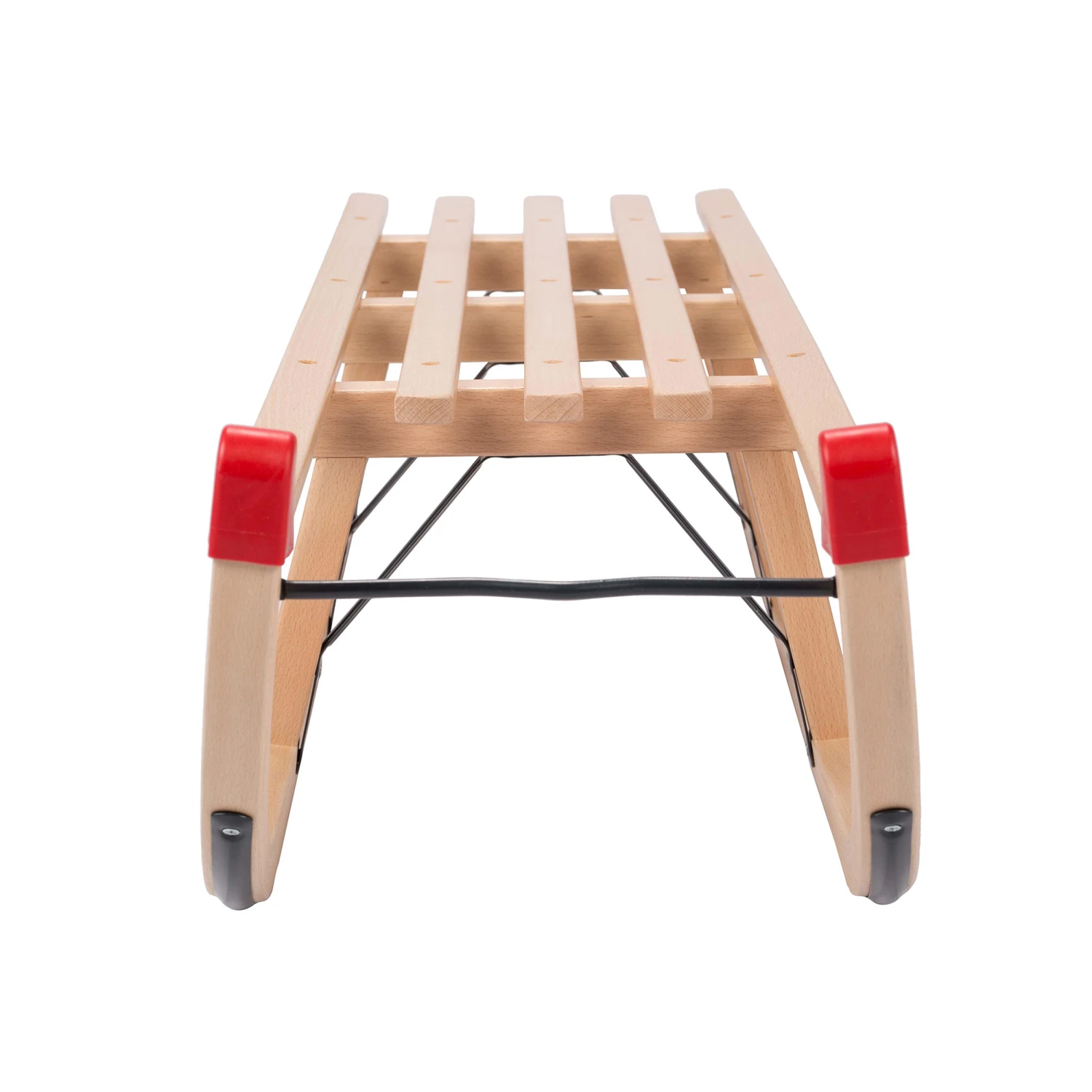 No Brand Traditional Wooden Sledge Davos 120 Cm - Image 2