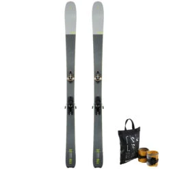 WEDZE CROSS-COUNTRY SKIING - MT90 + TOUR FREE BINDINGS + SKINS