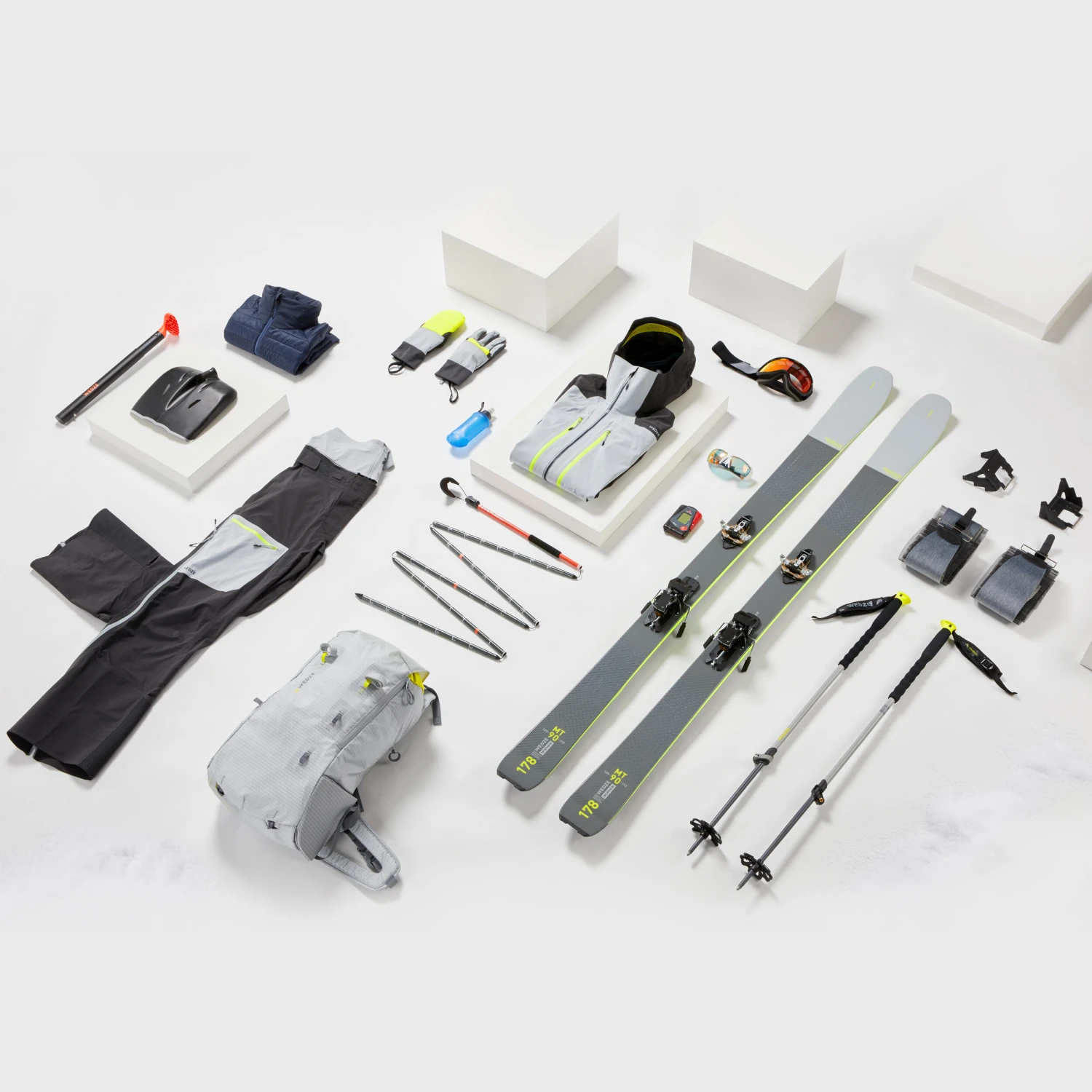 WEDZE TOURING SKI - MT90 + SKINS - Image 9