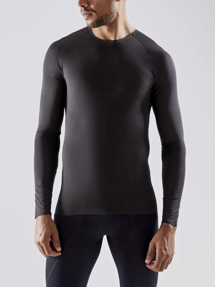 Craft Pro Dry Nanoweight Long Sleeve Baselayer Men Black - Image 2