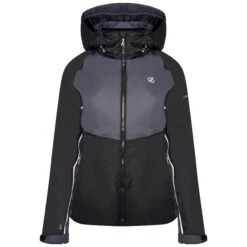 Regatta Womens/Ladies Radiate II Waterproof Ski Jacket (Black/Ebony Grey)