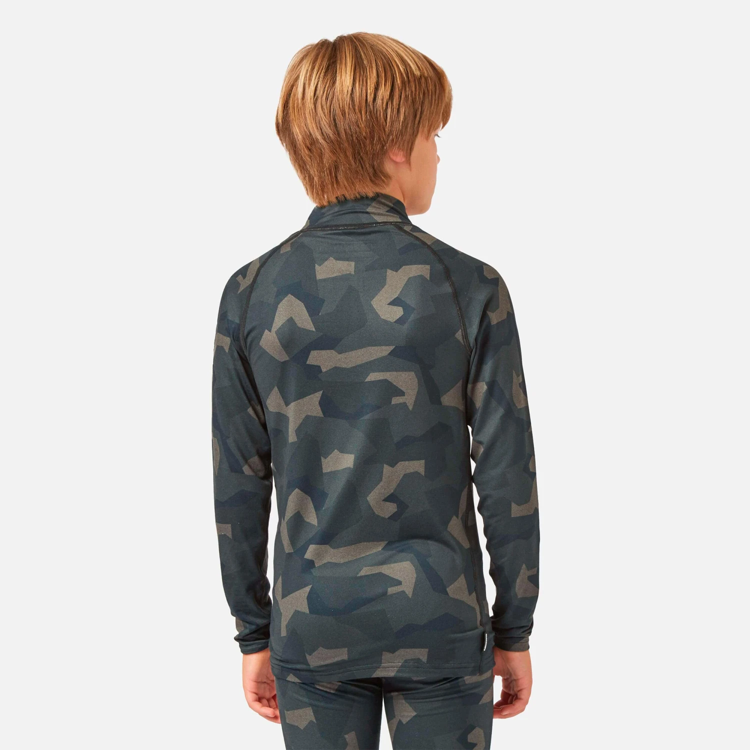 Bodyfit Limited Edition Zip Neck Forest Geo Camo - Image 3