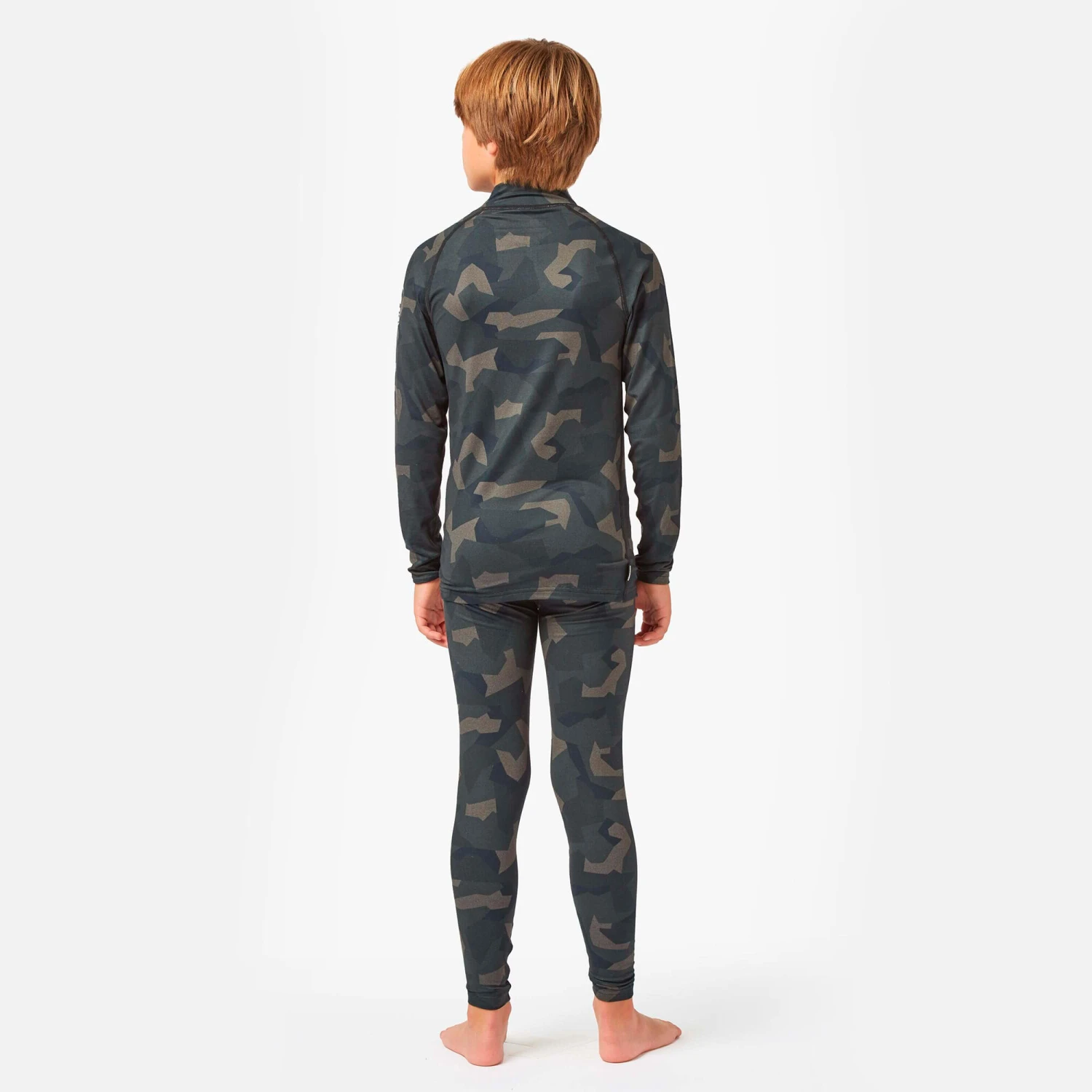 Bodyfit Limited Edition Zip Neck Forest Geo Camo - Image 4