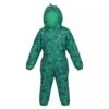 Regatta Childrens/Kids Penrose Camo Puddle Suit (Jellybean Green)