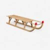 No Brand Traditional Wooden Sledge Davos 120 Cm