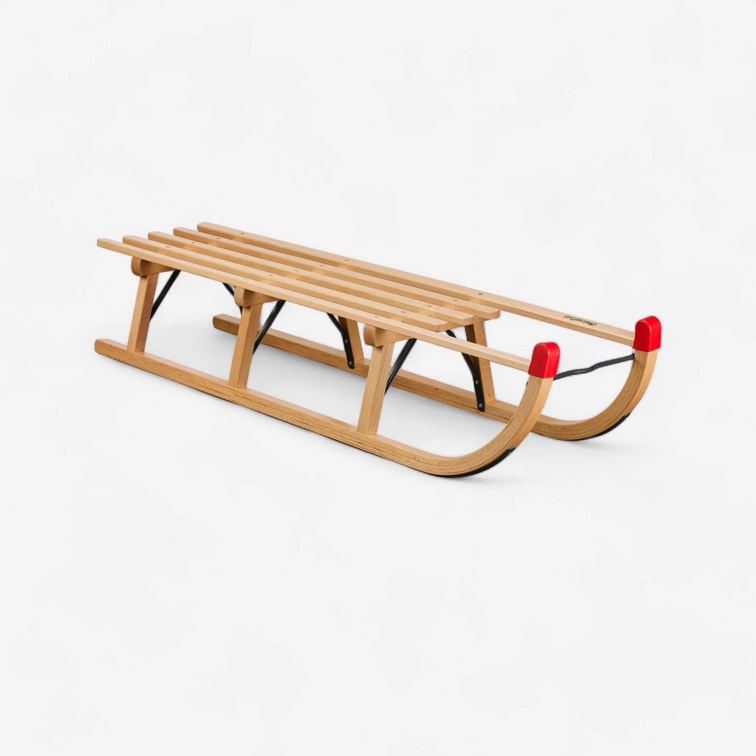 No Brand Traditional Wooden Sledge Davos 120 Cm