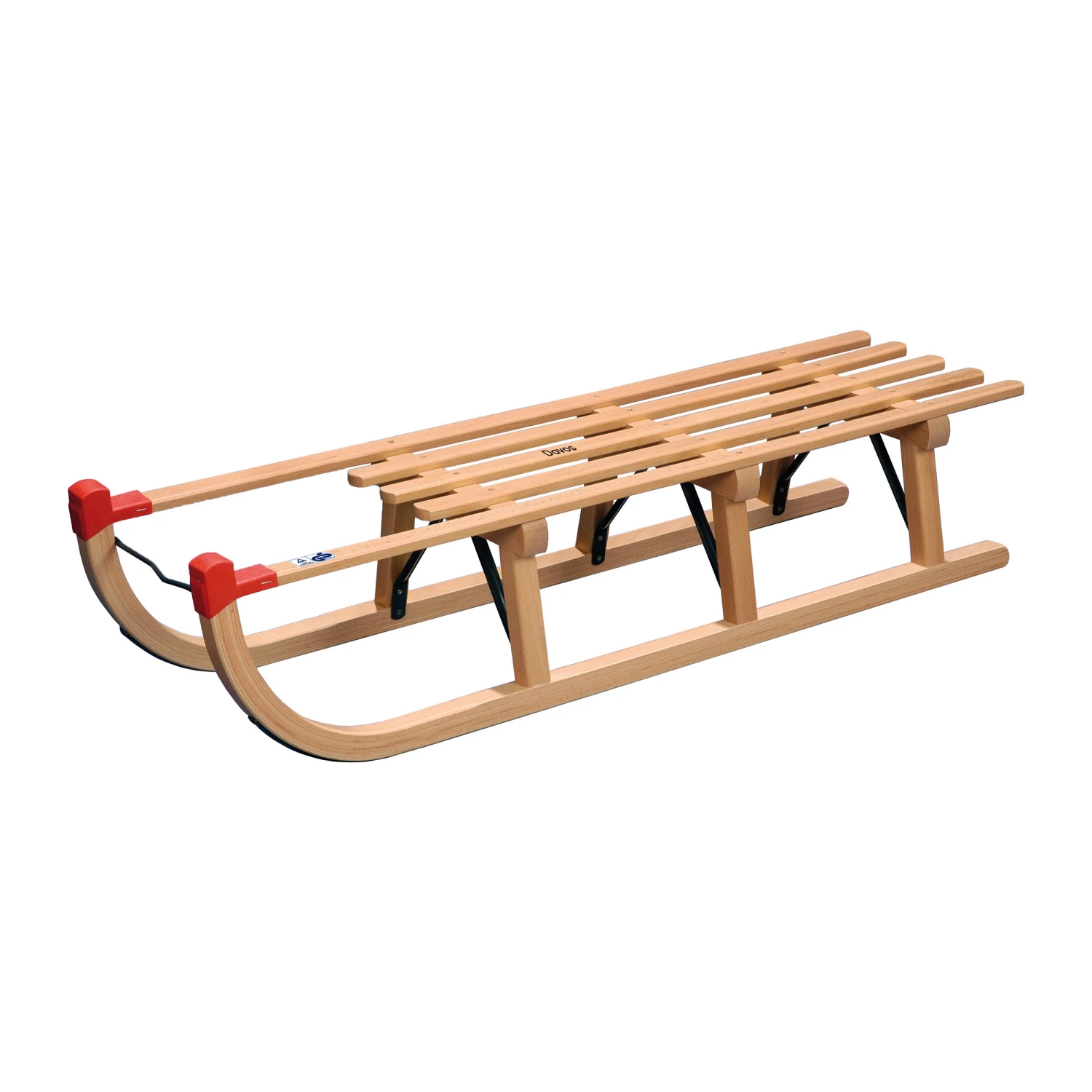 No Brand Traditional Wooden Sledge Davos 120 Cm - Image 4