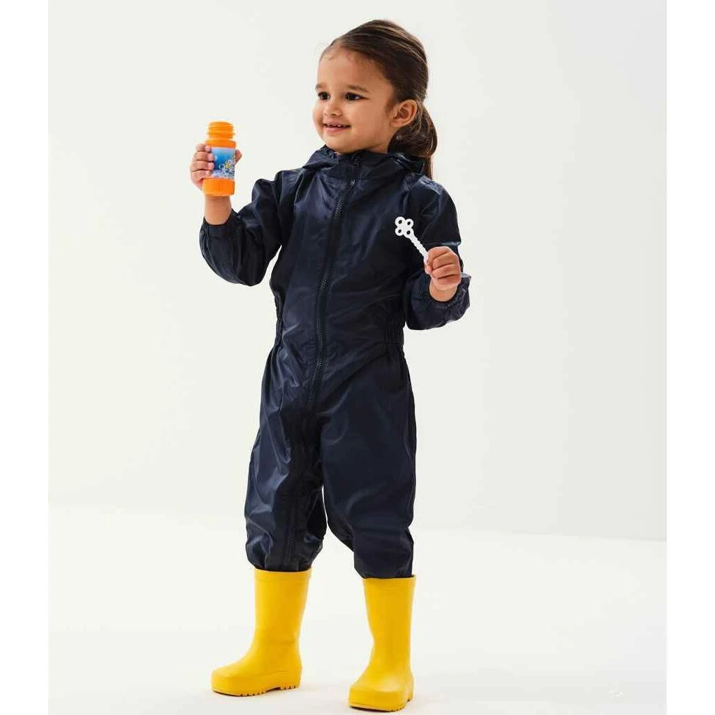 Regatta Childrens/Kids Splashit Rain Suit (Red) - Image 8