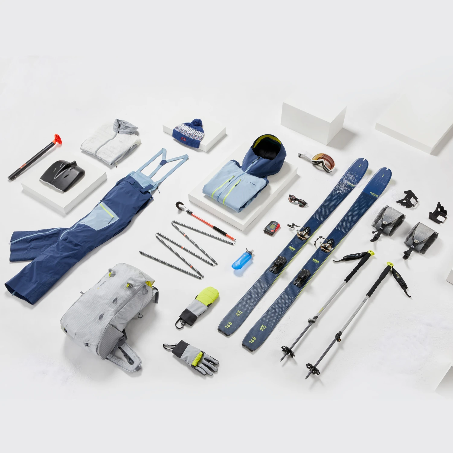 WEDZE TOURING SKI - MT85 + SKINS - Image 3