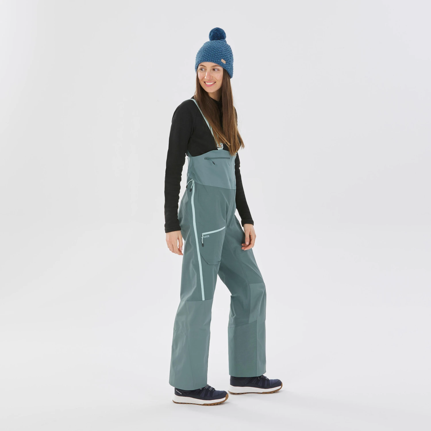 WEDZE WOMEN’S SKI SALOPETTE TROUSERS FR900 - Image 2