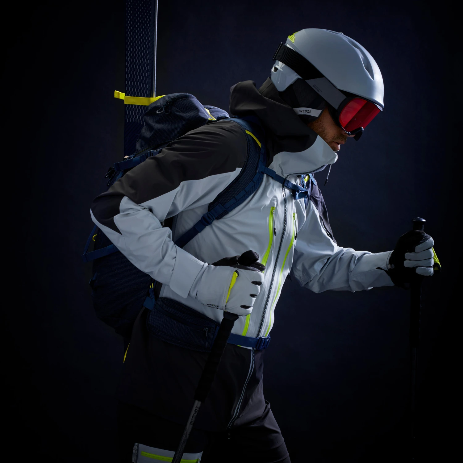 WEDZE TOURING SKI - MT85 + SKINS - Image 13