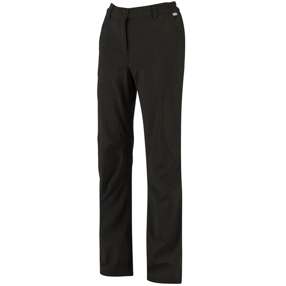 Regatta Great Outdoors Womens/Ladies Fenton Softshell Walking Trousers (Black) - Image 3