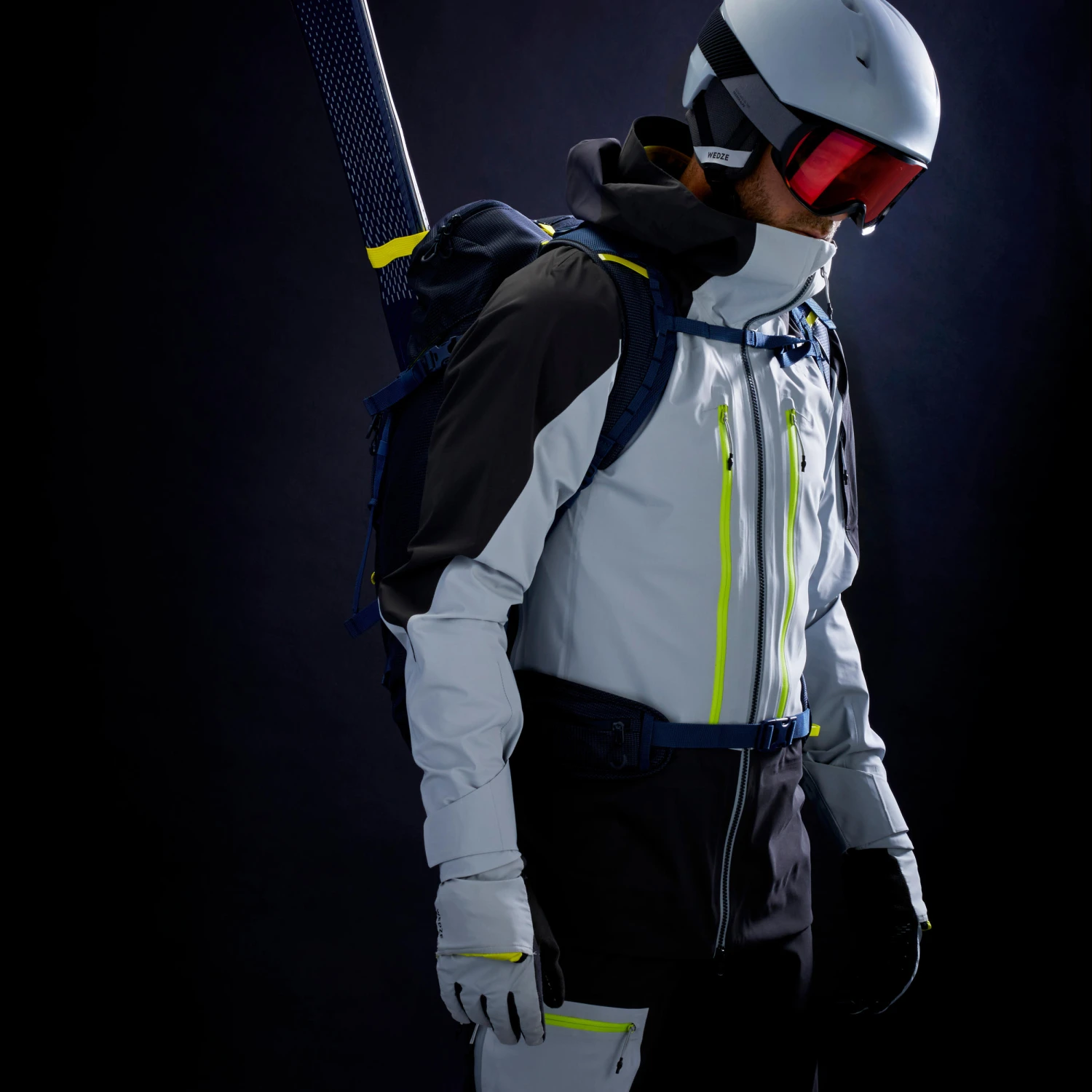 WEDZE TOURING SKI - MT85 + SKINS - Image 4