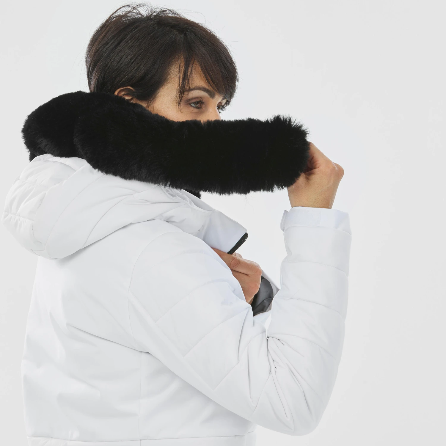 WEDZE Women's Mid-Length Warm Ski Jacket 100 - Image 10