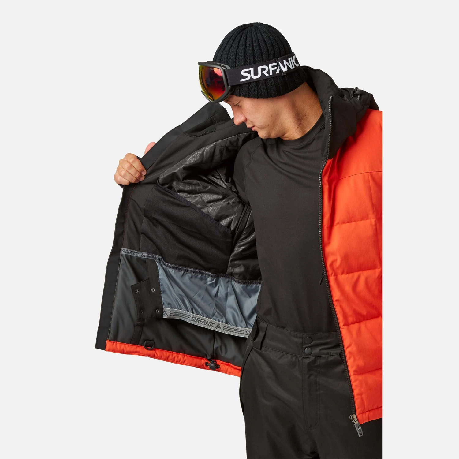 Burnout Surftex Jacket Black - Image 10